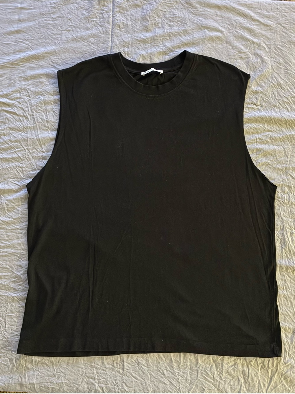 Zara Black Sleeveless Tank Top